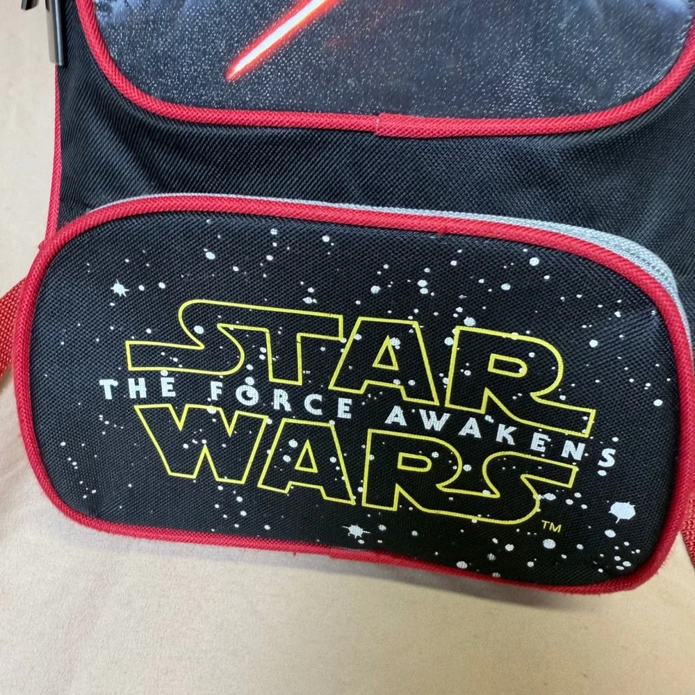 Star Wars The Force Awakens Kylo Ren Stormtrooper Kids Backpack Black Red